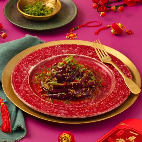 Ensalada picante de berenjenas
